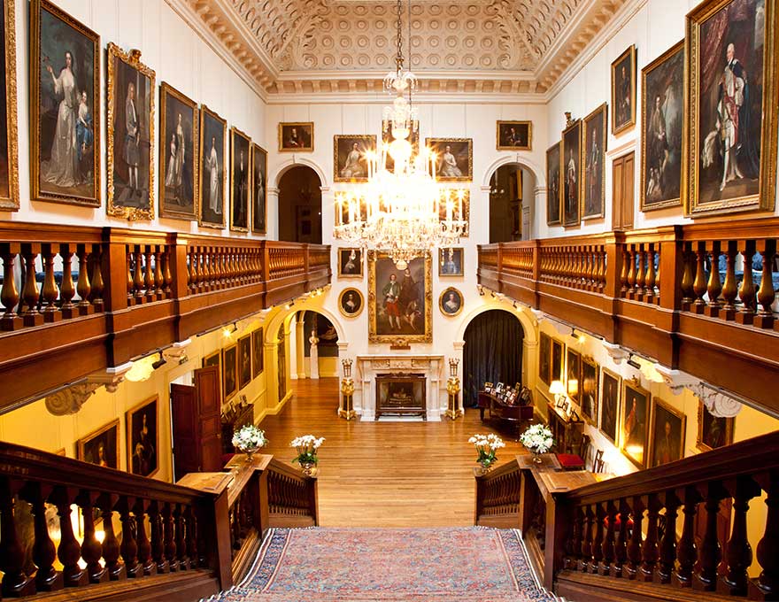 The Saloon and The Spencer Gallery - Althorp Estate
